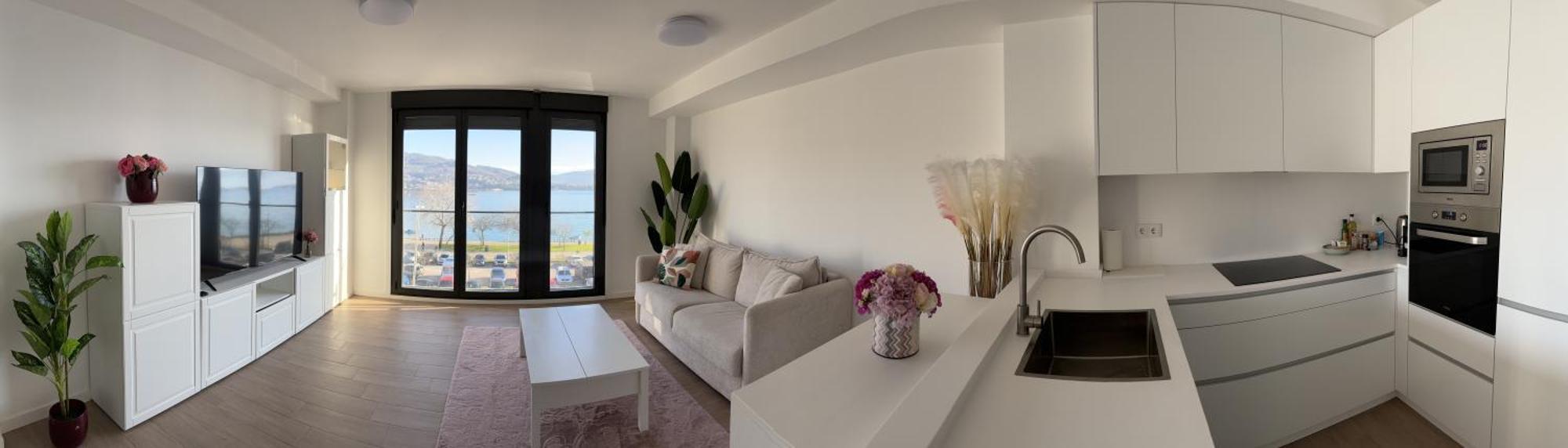El Mirador Ria De Vigo, Apartamento Frente Al Mar, Centrico Moaña エクステリア 写真