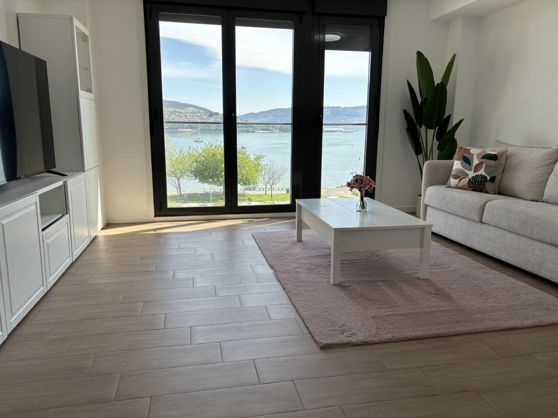 El Mirador Ria De Vigo, Apartamento Frente Al Mar, Centrico Moaña エクステリア 写真